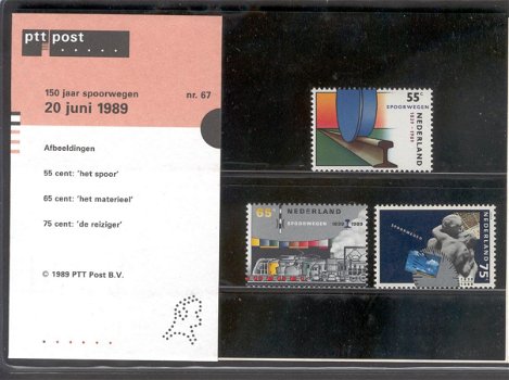 81 - Nederland postzegelmapje nvphnr. M67 postfris - 0
