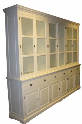 Winkelkast Rancang XL wit - wit 300 x 50/40 x 240cm - nr. 1