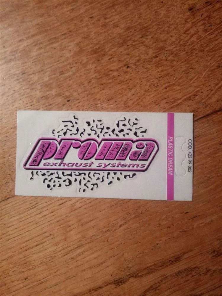 Sticker PROMA Paars NIEUW ORIGINEEL - Afbeelding 2