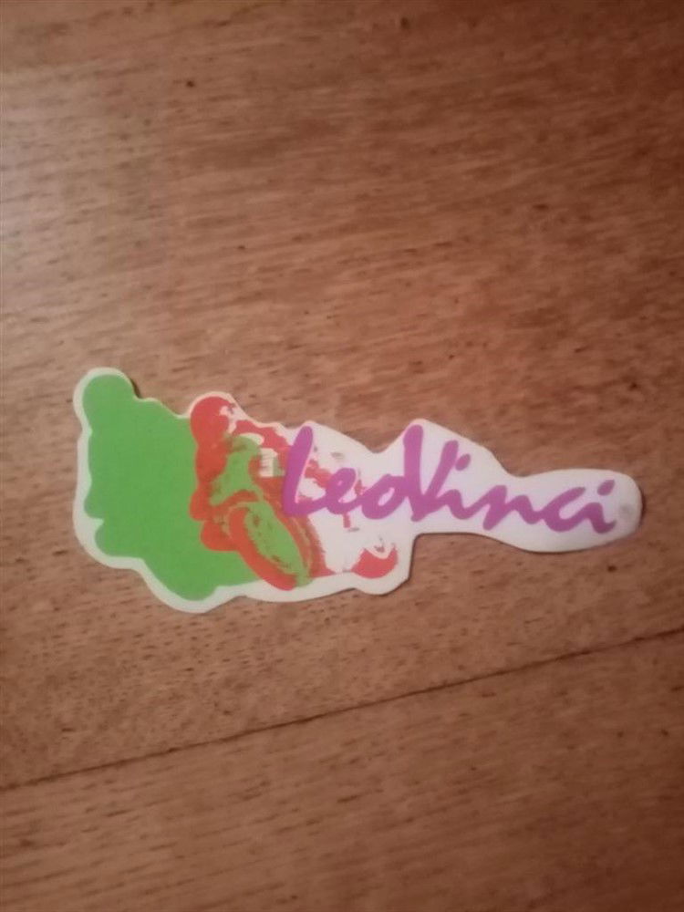 Sticker Leovinci groen NIEUW ORIGINEEL - Afbeelding 2