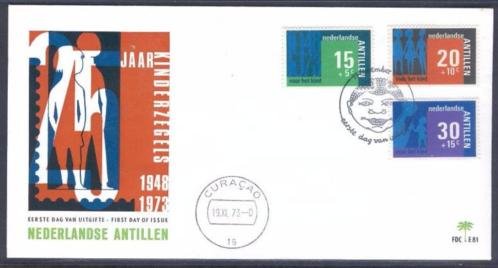 711 - Nederlandse Antillen FDC nvphnr. 81 onbeschreven - 0