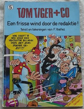 Strip Boek, TOM TIGER+CO, Een Frisse Wind Door De Redaktie!, Nummer: 5, Dendros, 1982. - 0