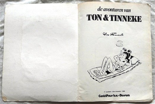 Strip Boek, TON & TINNEKE, De Avonturen Van Ton & Tinneke, Nummer: 3, CentriPress, 1980. - 1