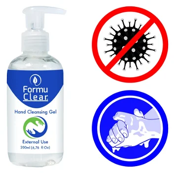 Desinfecterende handgel 200 ml pompje - 0