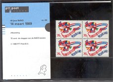 78 - Nederland postzegelmapje nvphnr. M64 postfris