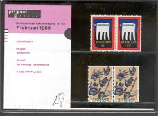 76 - Nederland postzegelmapje nvphnr. M63 postfris