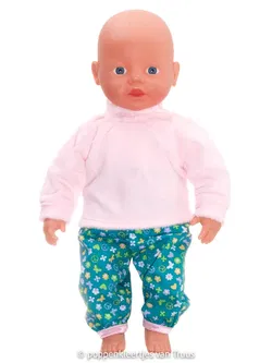 Baby Born 32 cm 2 dlg. Setje lichtroze/ster/bloem/vlinders