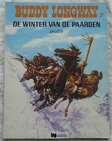 Strip Boek, BUDDY LONGWAY, De Winter Van De Paarden, Nummer: 7, Uitgeverij Helmond, 1978. 