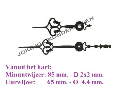 = Wijzers = gewicht regulateur =44216 - 1