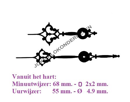 = Wijzers = regulateur =44219 - 1