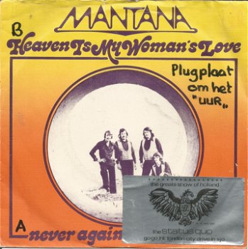 Mantana ‎– Heaven Is My Woman's Love (1974) - 0