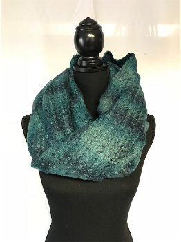 Turquoise sjaal - 0