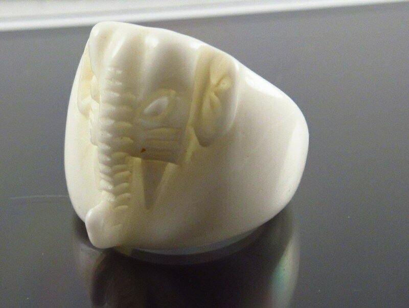 Aparte ring, met afbeelding olifant - Afbeelding 3