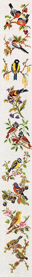 Borduurpakket ZANGVOGELS NIEUW !