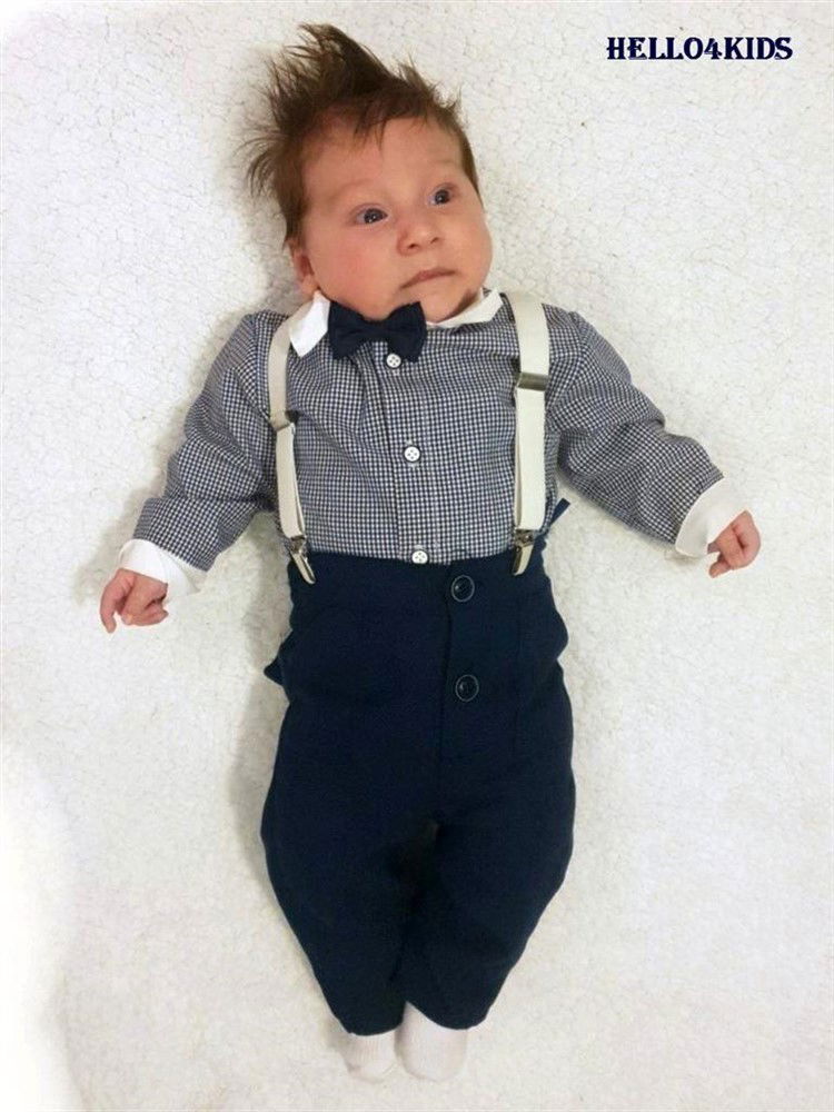 photo shoot Bretels baby stropdas baby strikjes smash cake - Afbeelding 3