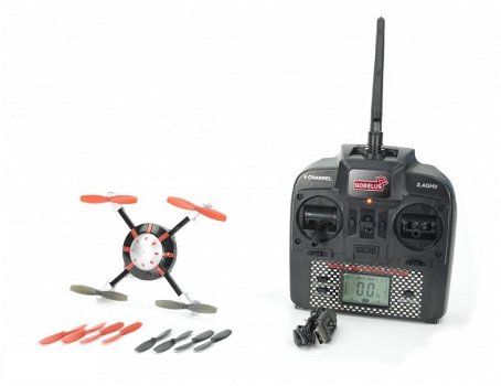 Quadcopter 997-V2 Aerocraft 2.4 GHz 4-kanaals nieuw!! - 3