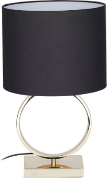 Tafellamp zwart - vintage - 0