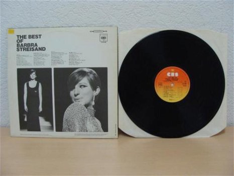 THE BEST OF BARBRA STREISAND uit 1968 Label : CBS - CBS 62788 Made in Holland - 1