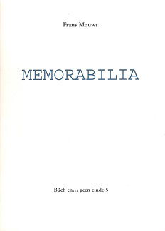 Frans Mouws - Memorabilia - nr. 1