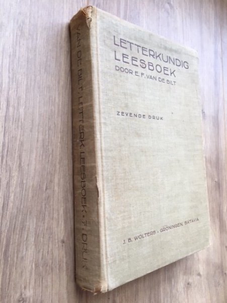 Letterkundig leesboek - E.F. van de Bilt - Afbeelding 2