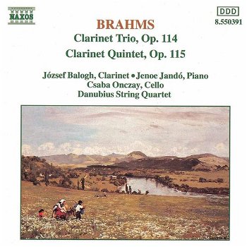 József Balogh - Brahms , Jenoe Jandó, Csaba Onczay, Danubius String Quartet – Clarinet Trio, - 0