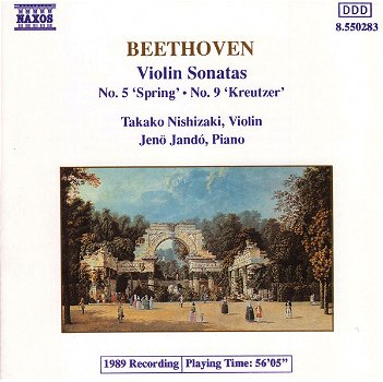 Takako Nishizaki - Beethoven , Jenö Jandó – Violin Sonatas No. 5 'Spring' • No. 9 'Kreutzer' - 0