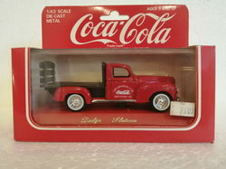 1:43 Solido 'Coca Cola' Dodge Plateau pickup rood