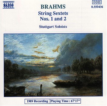 Stuttgart Soloists - Brahms ‎– String Sextets Nos. 1 And 2 (CD) Nieuw - 0