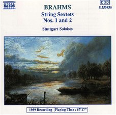 Stuttgart Soloists  -  Brahms ‎– String Sextets Nos. 1 And 2  (CD) Nieuw 