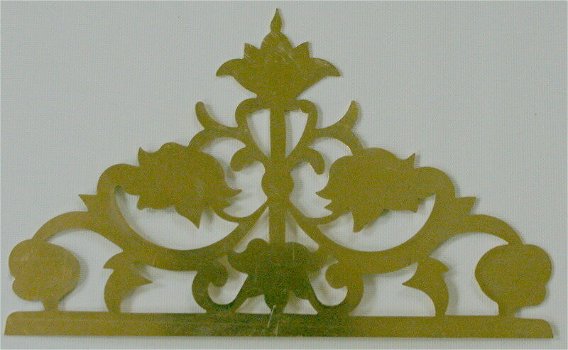 Hoek ornament voor Comtoise, Haantje of Fret 9 - 2