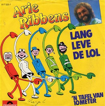 Arie Ribbens ‎– Lang Leve De Lol (1983) - 0