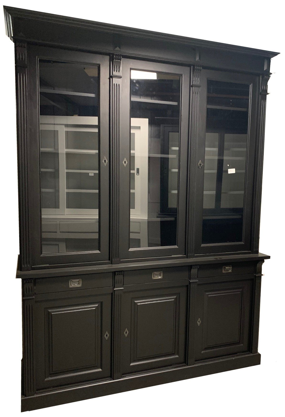 Buffetkast zwart - zwart Toulouse 185 x 50/45 x 230cm - nr. 1