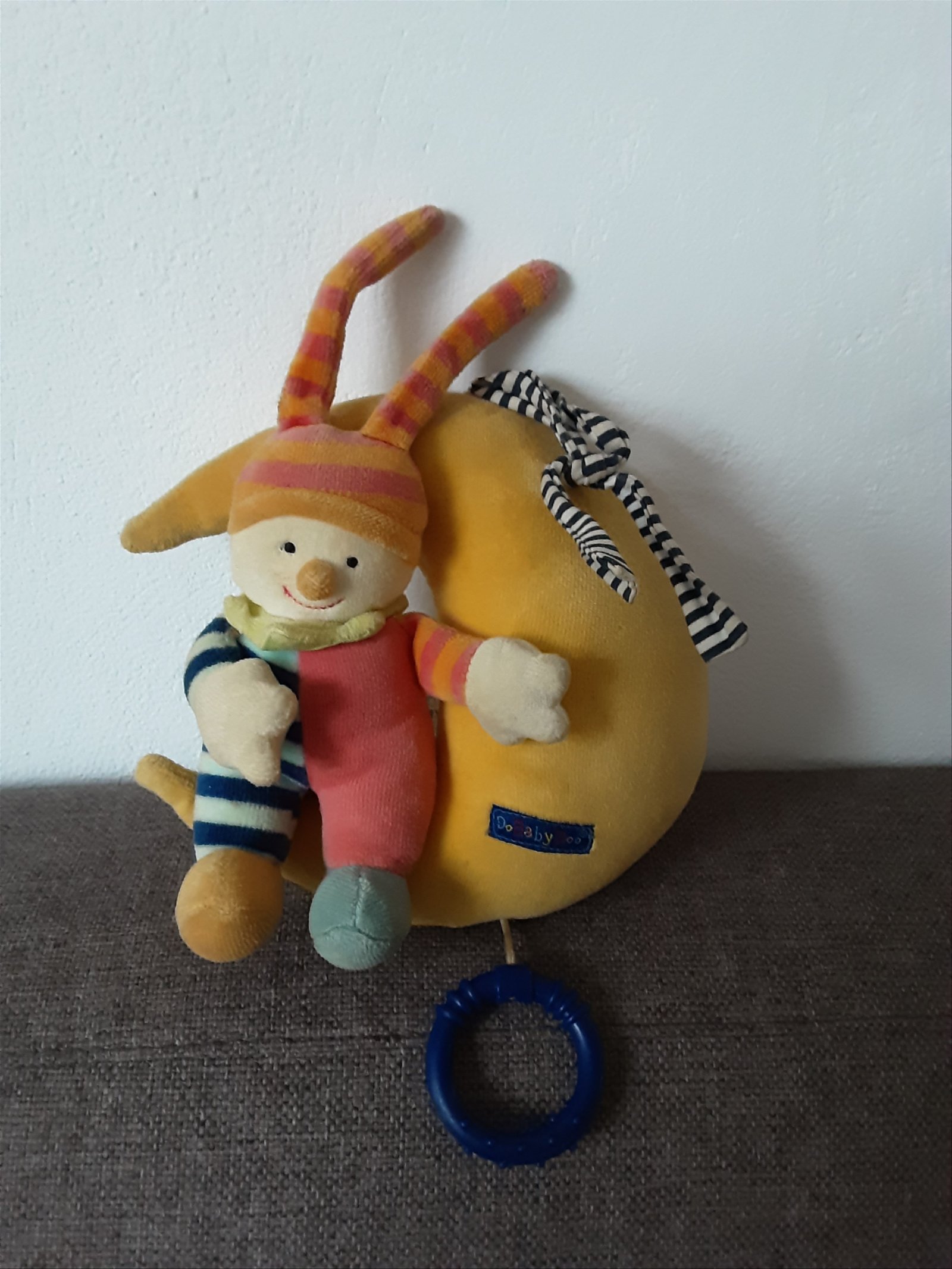 Clown op Maan muziekknuffel Fehn baby C&A musik spieluhr - nr. 1