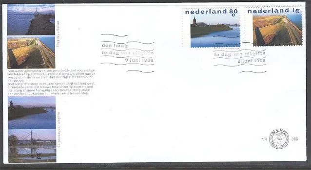 3181 - Nederland fdc nvphnr. 386 onbeschreven - 0