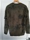 Gabbiano Boys olijfgroen camouflage sweater maat 176 zgan - 0 - Thumbnail