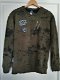 Gabbiano Boys olijfgroen camouflage sweater maat 176 zgan - 4 - Thumbnail