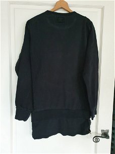 Vingino zwarte sweater oversized extra lang maat 16/176