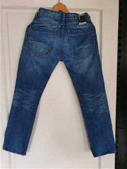 Vingino donker blauwe spijkerbroek jeans maat 146 - 1