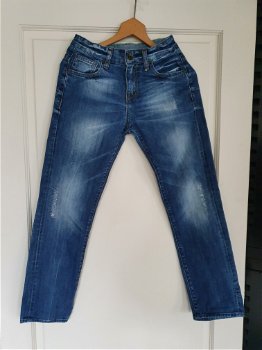 Vingino donker blauwe spijkerbroek jeans maat 146 - 2