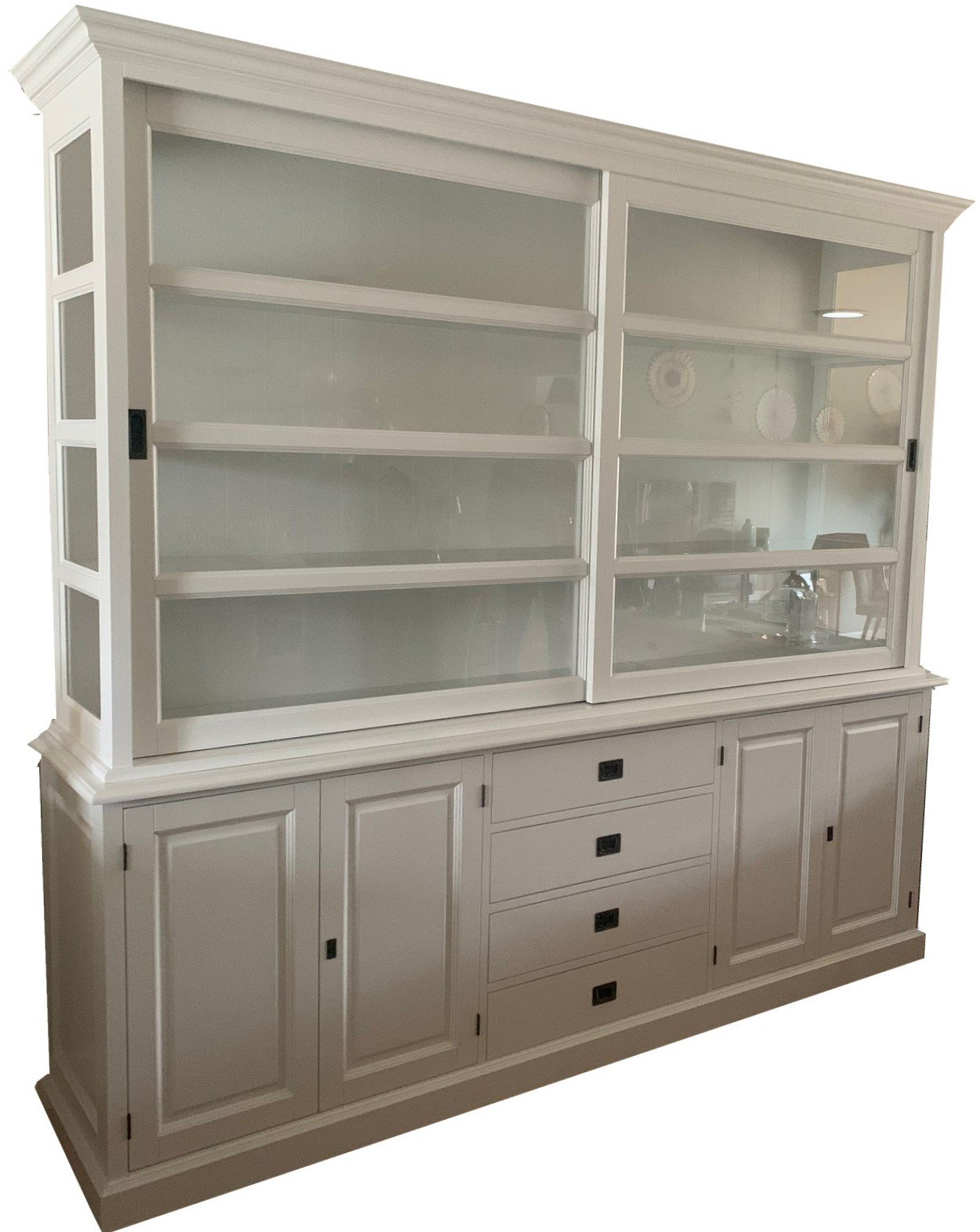 Buffetkast wit - wit Bavel XL 240 x 50/40 x 240cm - nr. 1