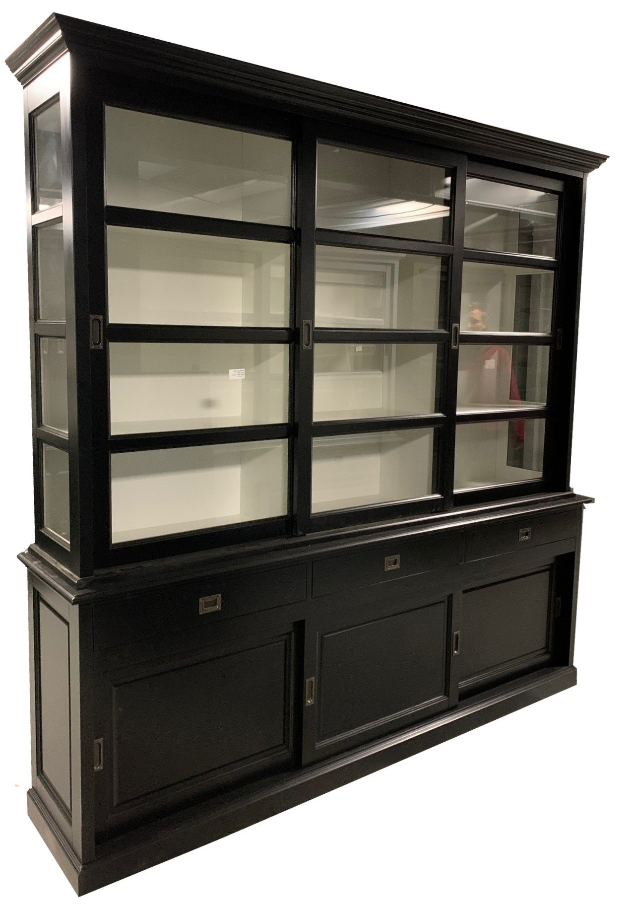 Buffetkast zwart - wit Nijkerk 3 240 x 50/40 x 240cm - nr. 1