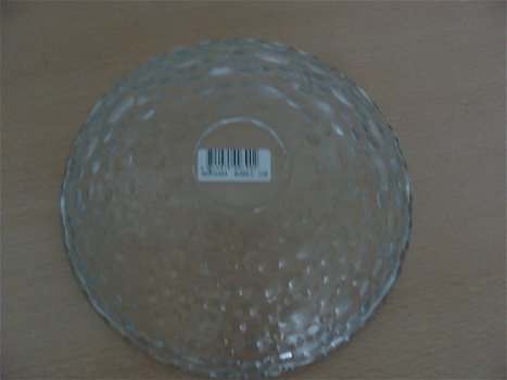 Glazen schaal diameter 19,2 cm hoog 6 cm - 1