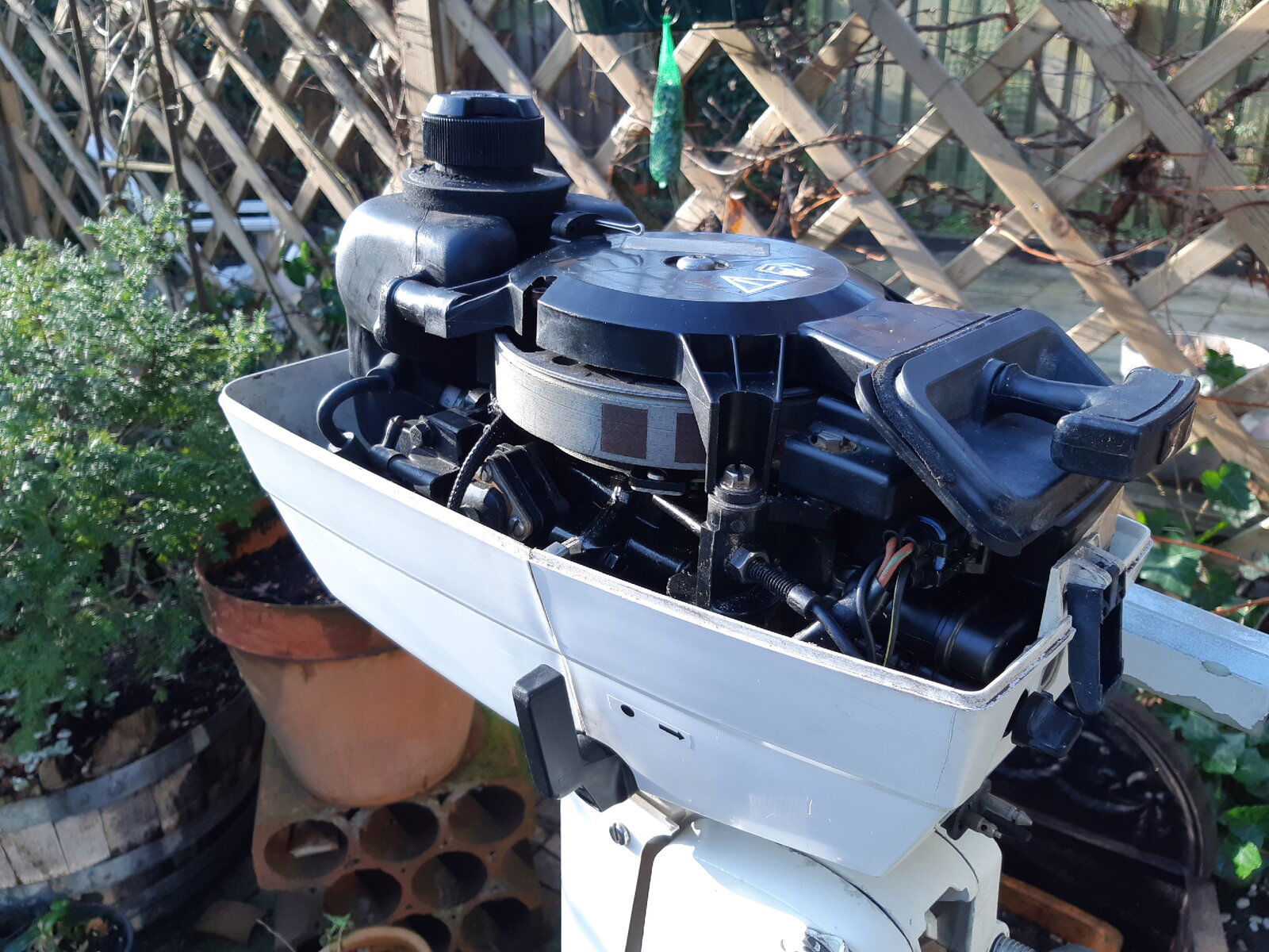 Johnson 4pk kortstaart met vrijloop en interne of externe tank. - Afbeelding 5