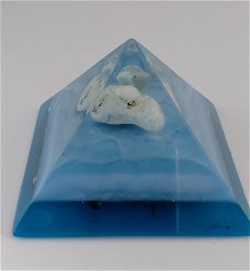 Blue Oceaan Orgonite met Larimar (8CM)