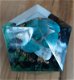 Icosaedron Orgonite met 3 soorten edelstenen - 0 - Thumbnail