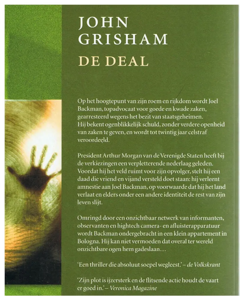 John Grisham = De deal - Afbeelding 2