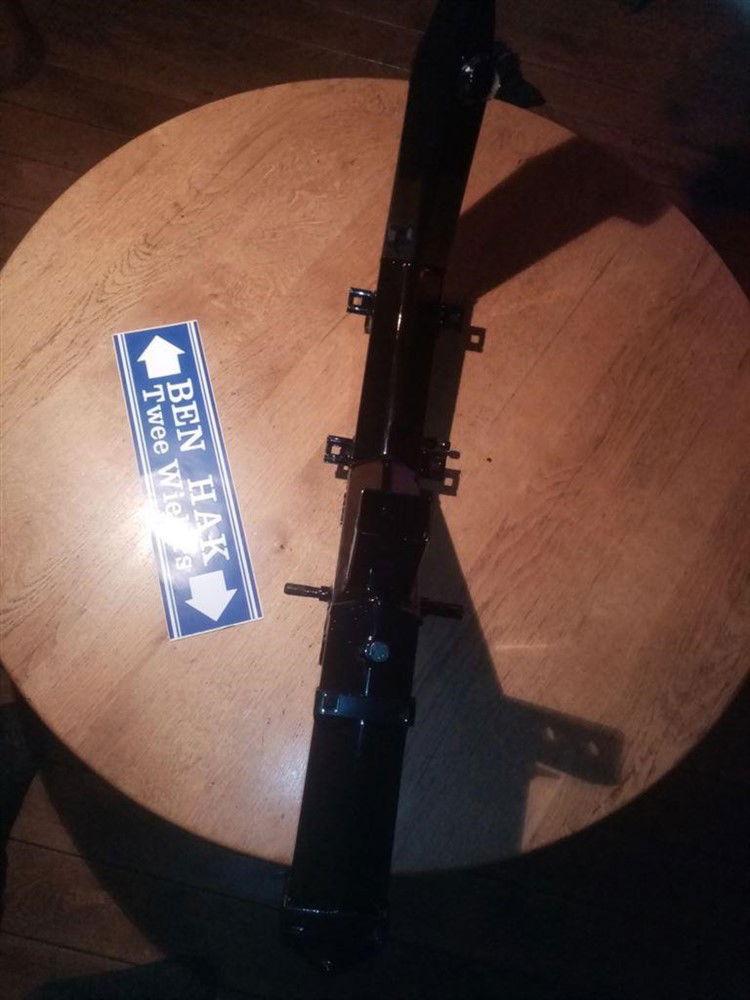 Frame Gilera Citta SPLINTER NIEUW ZWART Compleet - Afbeelding 4