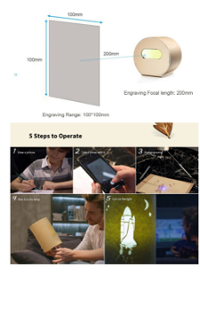 LaserPecker L1 Mini Bluetooth Laser Engraver Suit - 2