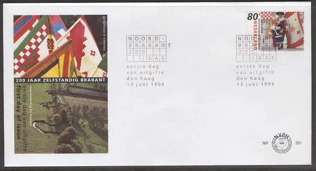 3148 - Nederland fdc nvphnr. 351 onbeschreven - 0