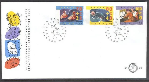 3145 - Nederland fdc nvphnr. 348 onbeschreven - 0